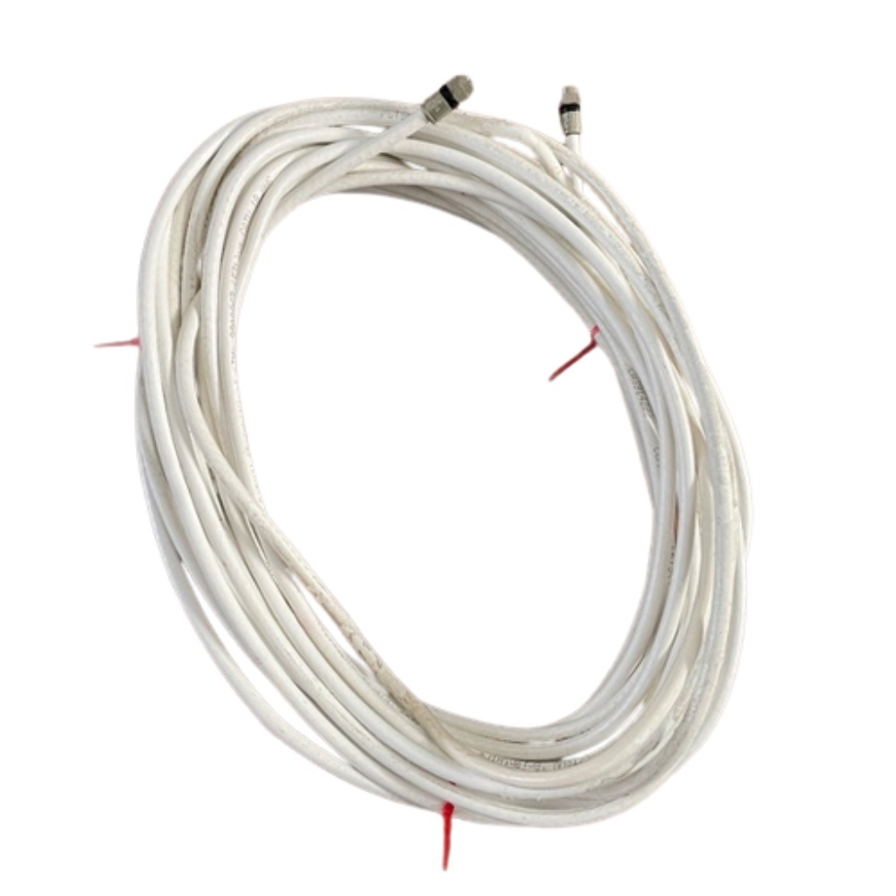50 ft COAX CABLE used condition F type Male to Male COAXIAL 50' feet foot